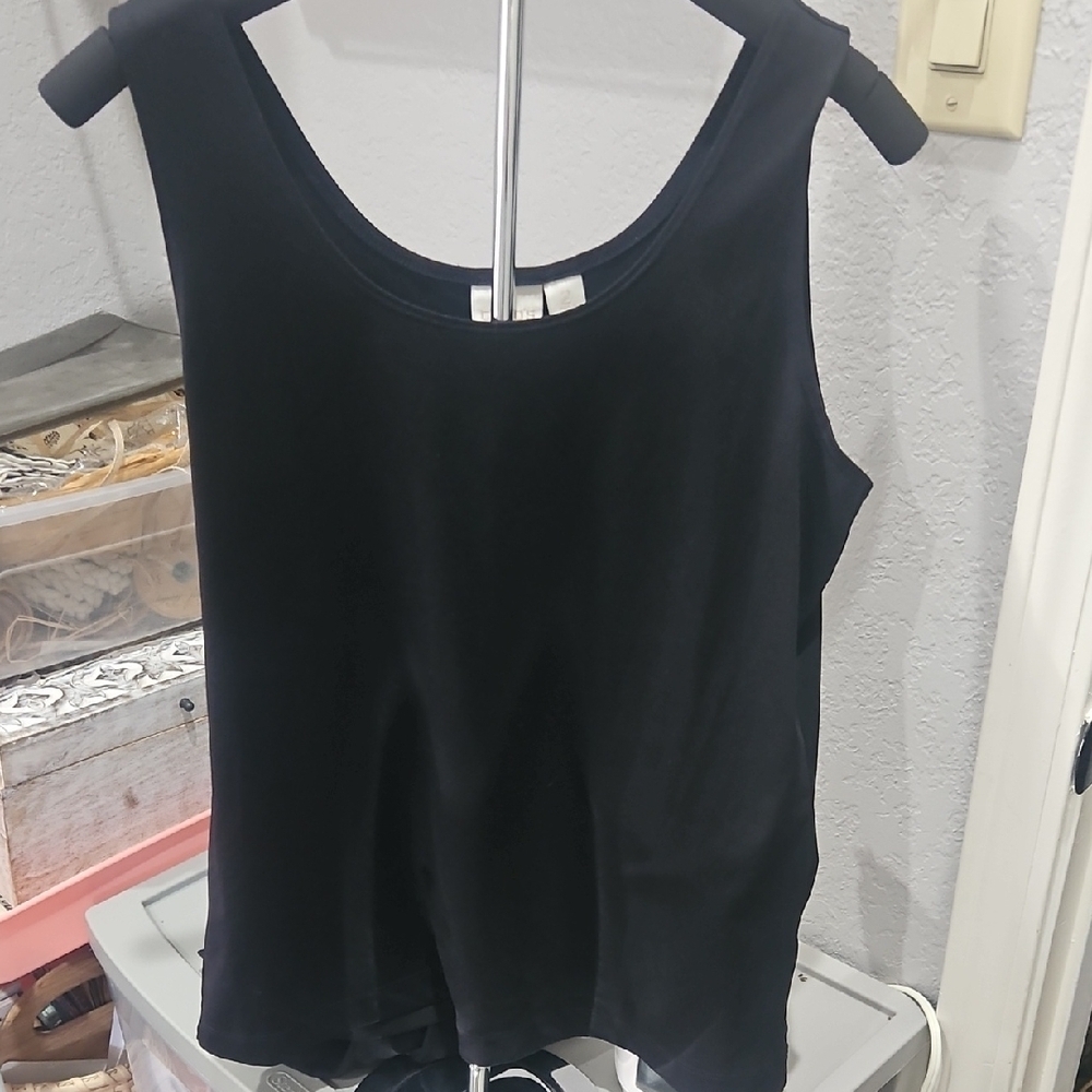 Chico's Classic Black Tank Top